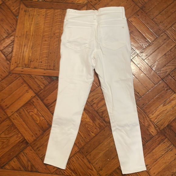 Madewell 10" High-Rise Skinny Crop White Jeans - Picture 11 of 11